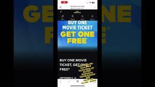 Grap “BOGO OFFER”at Cineplex for a week #canada #cinema#cineplex #movie#toronto#offer#cineplex