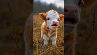 This cute calf will delight you with its appearance