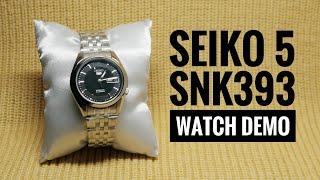 Seiko 5 SNK393: The Budget Rolex Explorer Alternative (Watch Demo) [HD]