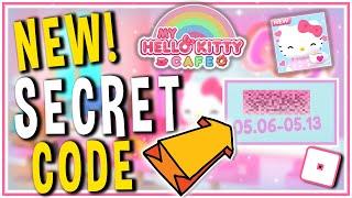 NEW SECRET CODE YOU MISSED in Roblox My Hello Kitty Cafe Codes