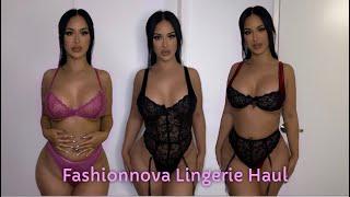 FASHION NOVA VALENTINES DAY LINGERIE TRY ON HAUL 2022️