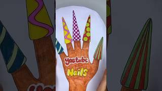 YT Nail blind bag️ #blindbag #youtube #papernails #paper #satisfying