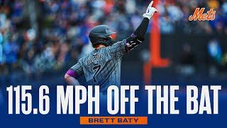 Brett Baty Smokes a 115.6 MPH Home Run | FULL AT-BAT