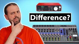 Audio Interface Vs Mixer With USB Interface