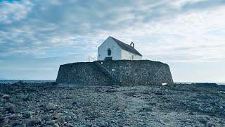 Cwyfan Church, Church in the Sea, Anglesey Dji mini 2