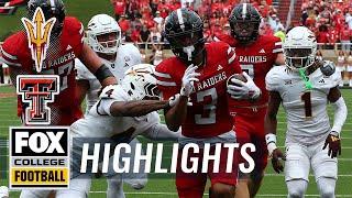 Arizona State Sun Devils vs. Texas Tech Red Raiders Highlights | FOX College Football