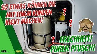 So etwas können die mit einem Kunden nicht machen!! | Frechheit, purer Pfusch! | WCS Goch