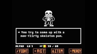 Undertale Sans Battle (Pacifist Run...?) (Fanmade)