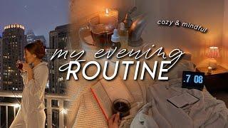 WINTER EVENING ROUTINE | cozy & mindful night routine habits for the colder season 2023 