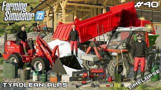 BIG LIME SPREADING OPERATION WITH REFORM METRAC | Tyrolean Alps | Farming Simulator 22 | Episode 40