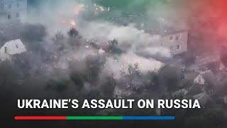 Military footage shows Ukrainian forces fighting in Russia's Kursk region