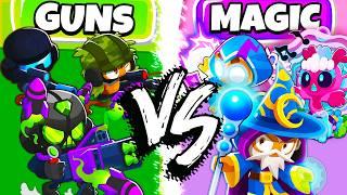 Guns VS Magic in BTD 6!