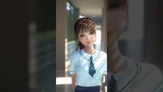 Cute Animated Girl Cartoon Status Tik Tok Trends 3D Animation Status For You 