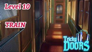 Tricky doors Level 10 Train walkthrough with explanation soluzione