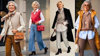 Fall Fashion Trends Women Over 60 Can't Miss! | Ways to Wear Layers for Women Over 60