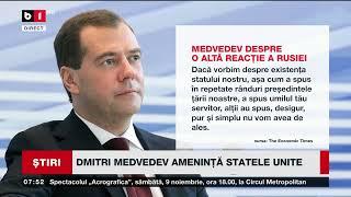 DMITRI MEDVEDEV AMENINȚĂ STATELE UNITE_Știri B1TV_3 nov. 2024