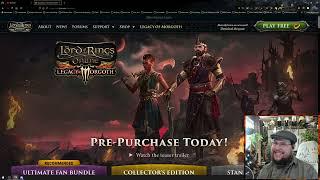 NEW LOTRO Legacy of Morgoth Expansion - Pre Order and Details! - So Excited | A LOTRO Update.