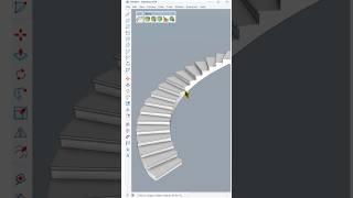 Learn How to Design a Staircase in SketchUp Using the True Bend Plugin #nicetower #sketchup