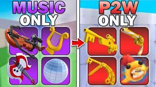 Winning with RAREST THEME LOADOUTS in Rivals!