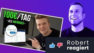 ChrisFil Reaktion  Online 100€ pro Tag als Anfänger!