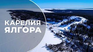 Карелия. Ялгора | Russia Karelia winter nature drone footage