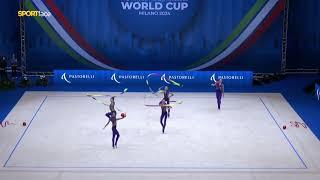 Group Team Ukraine 3 Ribbons/2 Balls Qual 31,100 - World Cup Milan 2024