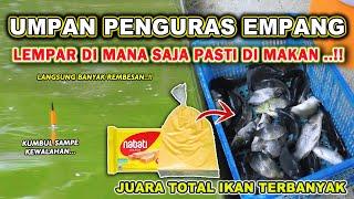 RACIKAN UMPAN PENGURAS EMPANG !! JUARA TOTAL TERBANYAK UMPAN IKAN MAS INI BIKIN NETER  