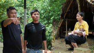 Single mother and 1-month-old baby living in the forest - Tuan worried
