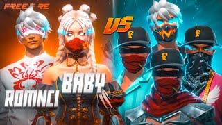 BABY & @romNcii VS 4 PRO PLAYERS 