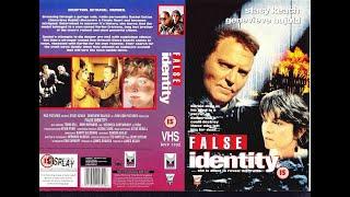 Original VHS Opening: False Identity (1992 UK Rental Tape)