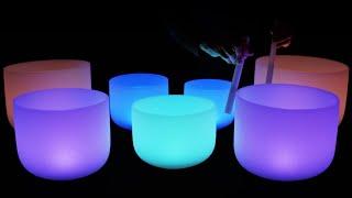 Crystal Bowls Clear Negative Energy Relieve Anxiety 432Hz Healing Sound Bath