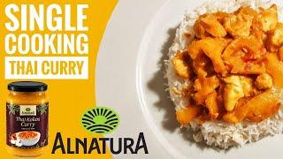 Easy Single cooking | 10 min meal | Alnatura Thai Cocos Curry