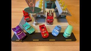 DISNEY PIXAR CARS PRECISION SERIES MASS UNBOXING/REVIEW (LIGHTNING MCQUEEN, SALLY, RED, FLO, MACK)
