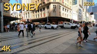 Sydney Australia Virtual Walking Tour - Downtown Walk | 4K HDR