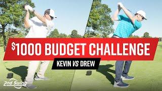 $1,000 BUDGET GOLF CLUBS CHALLENGE | Kevin vs Drew