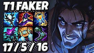 T1 Faker Sylas vs Twisted Fate [ MID ] Patch 14.23 Ranked Korea 