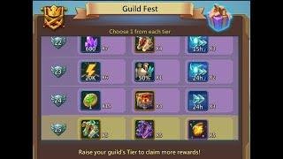 Lords Mobile - How to be a pro at Guild Fest 100% F2P without spending all your gems and speed ups!