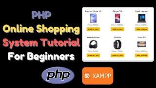 #01 Online Shopping System Tutorial in PHP For Beginners  | Creating PHP Project