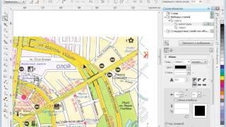 Туристическая карта: отрисовка в CorelDRAW (часть 1)