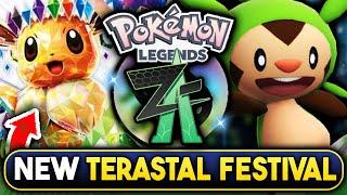 POKEMON NEWS! TERASTAL FESTIVAL ANNOUNCED! NEW LEGENDS Z-A GAMEPLAY RUMORS & MORE!