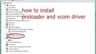 how to install mtk preloader and vcom port flashing driver 2017