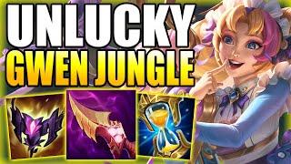 I CAN NOT BELIEVE HOW UNLUCKY I GOT IN THIS GWEN JUNGLE GAME... - Gameplay Guide League of Legends