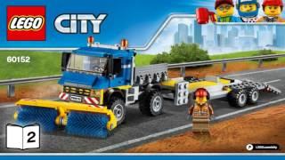 Лего Сити 2017 УБОРОЧНАЯ ТЕХНИКА LEGO City Great Vehicles SWEEPER & EXCAVATOR 60152 #2