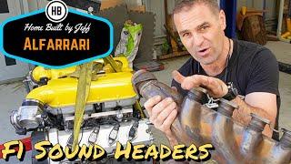 F1 Sound Header Design - Ferrari engined Alfa 105 Alfarrari build part 227