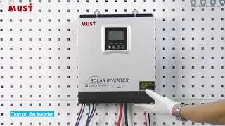 PV1800 VPM High Frequency Off Grid Solar Inverter Installation Video