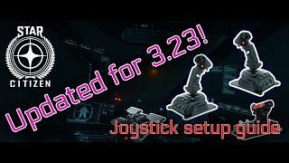 Quickly, Easily setup single, dual joystick, throttle in Star Citizen 3.23+ Mastermodes SCM / NAV