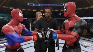 ЧЕЛОВЕК-ПАУК vs ДЭДПУЛ БОЙ в UFC 3 / Spiderman vs Deadpool