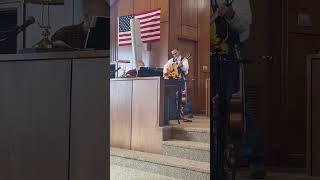 I fly away me and pastor Harold McMillan playing together