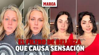 El filtro de belleza de TikTok que está causando sensación: "¿Por qué estoy tan guapa?" I MARCA