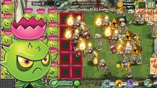 Plants vs Zombies 2 Epic Hack! Homing-Thistle Vs 9999 Zombies